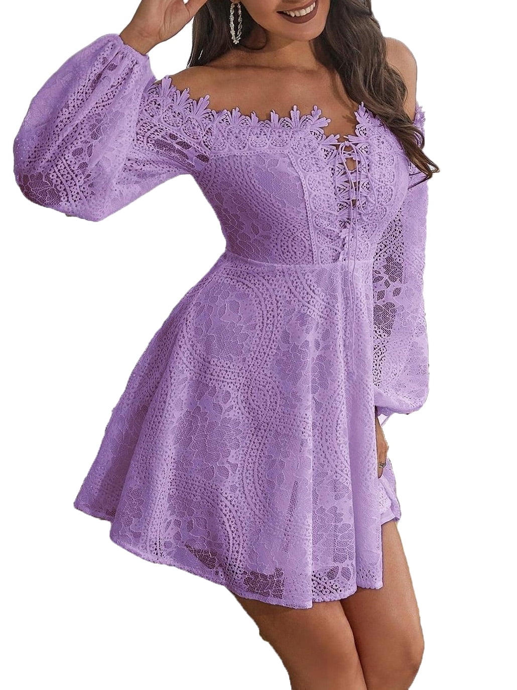 purple women’s dresses